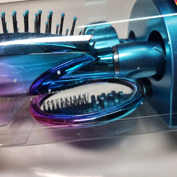 NEW 5-Piece Hairbrush Brush Set Hand Mirror Beauty Brushes Blue Easter Basket St - Picture 4 of 11